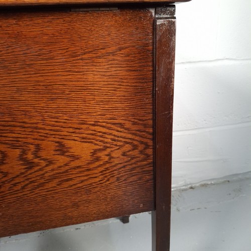 Antique Sewing Box On Legs Arts & Crafts Era Table Lift Up Lid With Accessories - Picture 22 of 24