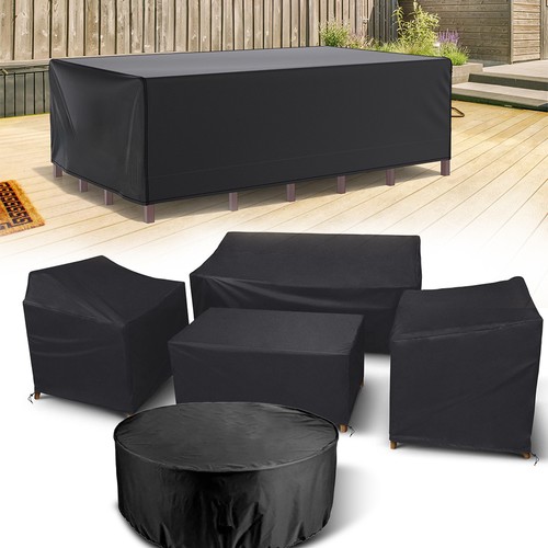 Gartentisch Abdeckung Schutzhülle Gartenmöbel Abdeckplane Garnitur Wasserdicht - Bild 5 von 31