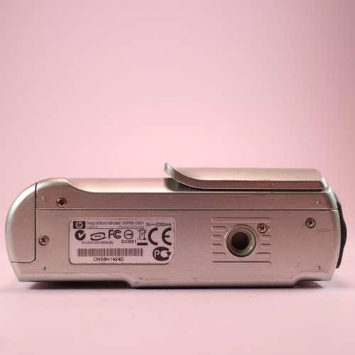 HP Photosmart E317 5.0MP Compact Digital Camera Silver Tested - Picture 6 of 8