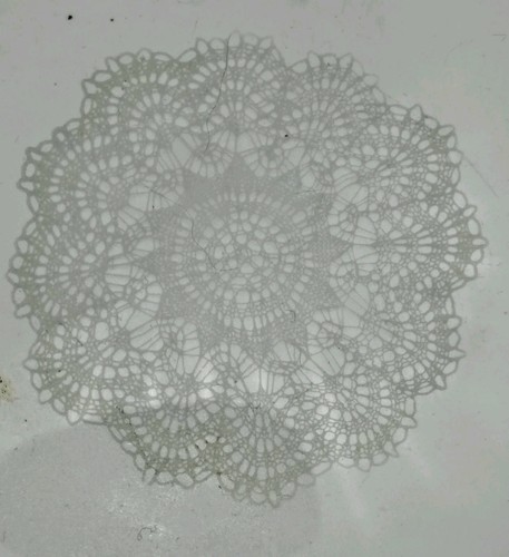 Set Of 4 Vintage Square Gold Rim MCM Clear & White Etched Glass Small Plates  - Picture 4 of 8