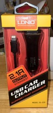 Dual USB 2 Port DC Car Charger 2.1A Adapter for iPhone, Smartphones, Gps, Tablet
