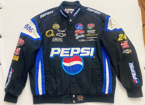 vintage jeff gordon nascar jacket Chase Authentics Mens 2XL Pepsi Y2k - Picture 1 of 19
