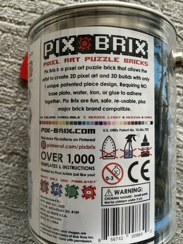 Pix Brix Pixel Art Puzzle Bricks - Bob Ross Pixel Puzzle - Picture 4 of 4