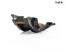 Acerbis Skid Plate To Fit KTM SXF250/ 350 2019 FC250/350 2019 - Black/ Orange