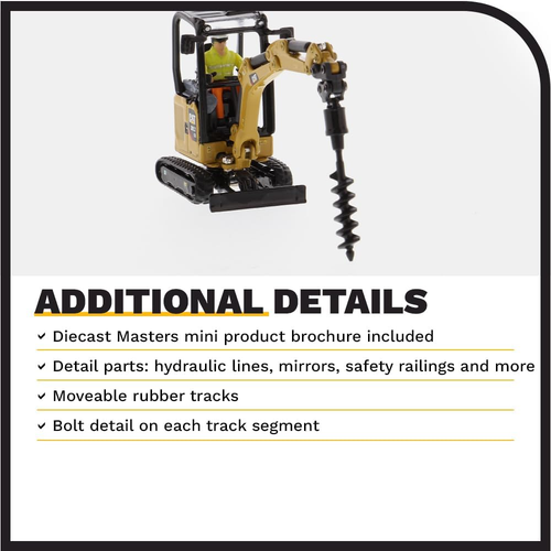 CAT Caterpillar 301.7 CR Next Generation Mini Hydraulic Excavator with Work Tool - Picture 5 of 12