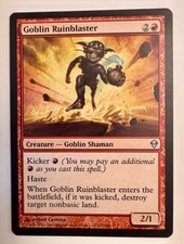 MTG Magic The Gathering Zendikar Goblin Ruinblaster Uncommon LP