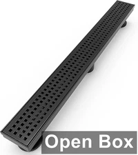 WEBANG 36IN06AMB -  36" Linear Rectangular Shower Drain, Matte Black