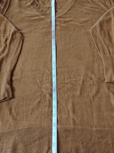 Ava & Viv Sz.2X Goldish/Orange Long Sleeve Pullover Sweater - Picture 3 of 7