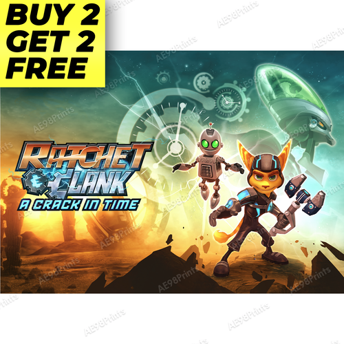 Ratchet and Clank Gaming Poster Art Print Wall Home Room Decor A2 A3 A4 A5 5x7 - Picture 80 of 181