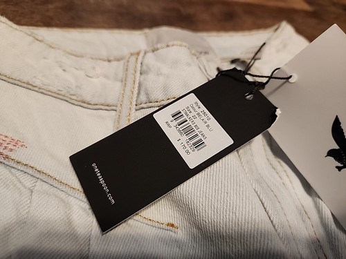 NWT One Teaspoon Jeans Streetwalkers Size 22 80's Style Belair blue MSRP:$170 - Picture 10 of 18