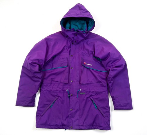Vintage Men's BERGHAUS Purple Gore-Tex Technique XP Trekking Jacket Size M/L - Picture 5 of 19