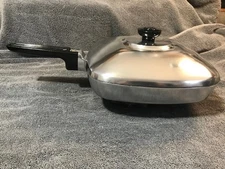Wagner Ware  Magnalite 4510- 10" Square Skillet Frying Pan Cleaned and polished