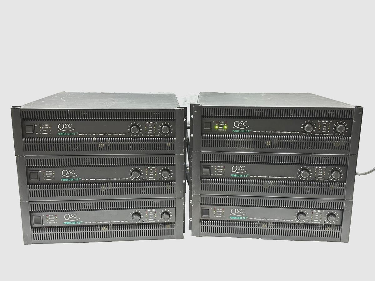 QSC Powerlight 9.0 Pfc Power amplifier 9000W #218-223 (One