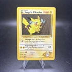 Lt. Surge's Pikachu 81/132 Gym Heroes Series Common Pokemon Card 1999-2000 NM -c