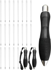 24-Pack Big Fat Pens Aids Writing For Tremor, 1 Count (Pack of 3), Black 