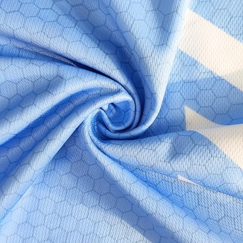 Boys Soccer Jerseys Kids Jersey Outfits Youth Football 5-6 Years Jersey-blue - Picture 6 of 6