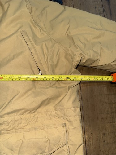 LL Bean Maine Wardens’ Goose Down Parka Gore-Tex Herren Medium Khaki Jacke Mantel - Bild 8 von 13