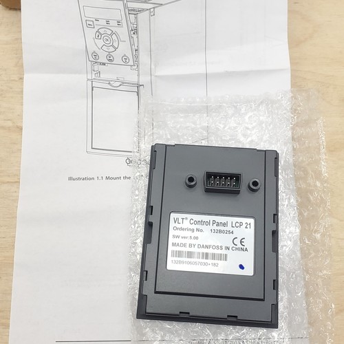 Danfoss VLT Control Panel LCP 21, 132B0254 NIB USA Shipper - Afbeelding 3 van 3