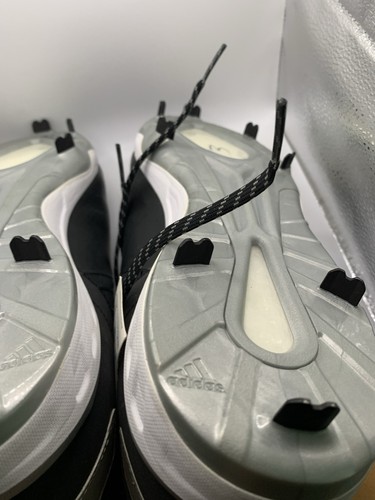Adidas Boost Icon 3 tacchetti da baseball in maglia di metallo taglia 131/2 nero bianco grigio DB1793 - Foto 9 di 9
