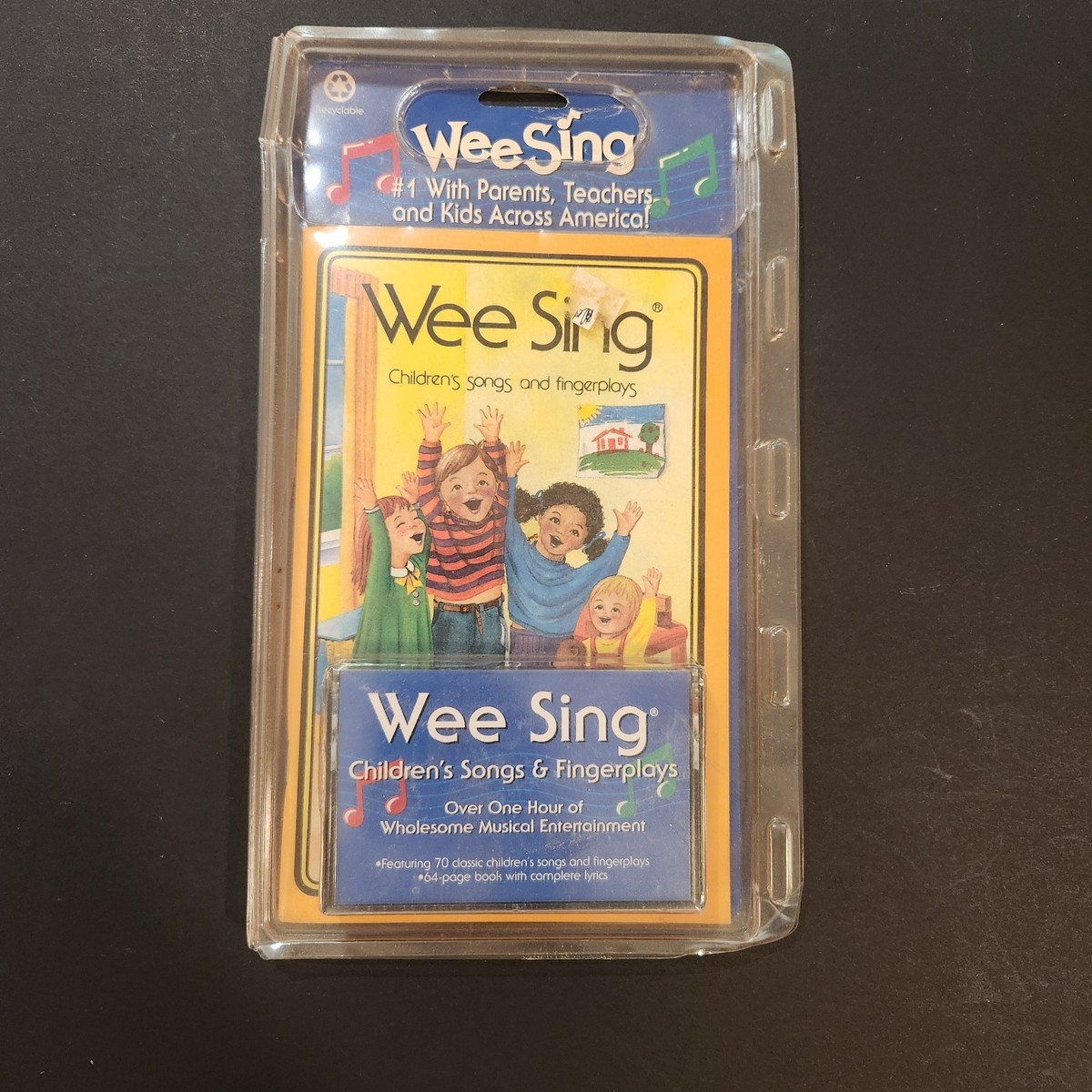 Vtg Wee Sing Book Cassette Childrens Songs Fingerplays 70