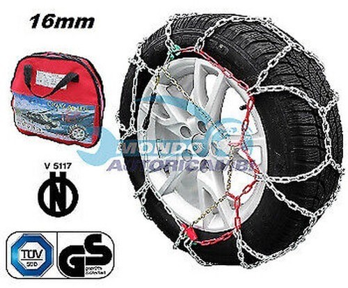 Snow Chains 4x4 SUV 16Mm 225/55 R18 Approved V5117 - 第 1/2 張圖片