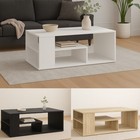 Coffee Table With Storage Shelf Modern Centre Table Living Room Furniture