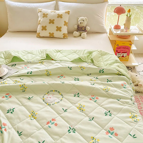 Sommer dünne gesteppte Steppdecke, Ultraschall weiche Klimaanlage Steppdecke, Bettwäsche - Bild 29 von 39