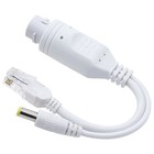 Plastic Waterproof POE Splitter 24V to 12V Voltages Converter for Outdoor Use