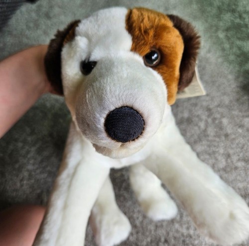 Animal Alley Plush Dog Jack Russell Toys R Us Vintage 2000 Rare HTF - Picture 2 of 11