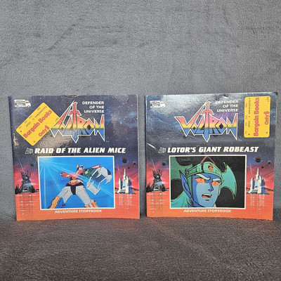 Voltron Defender of the Universe 1984 Lot of 2 Books