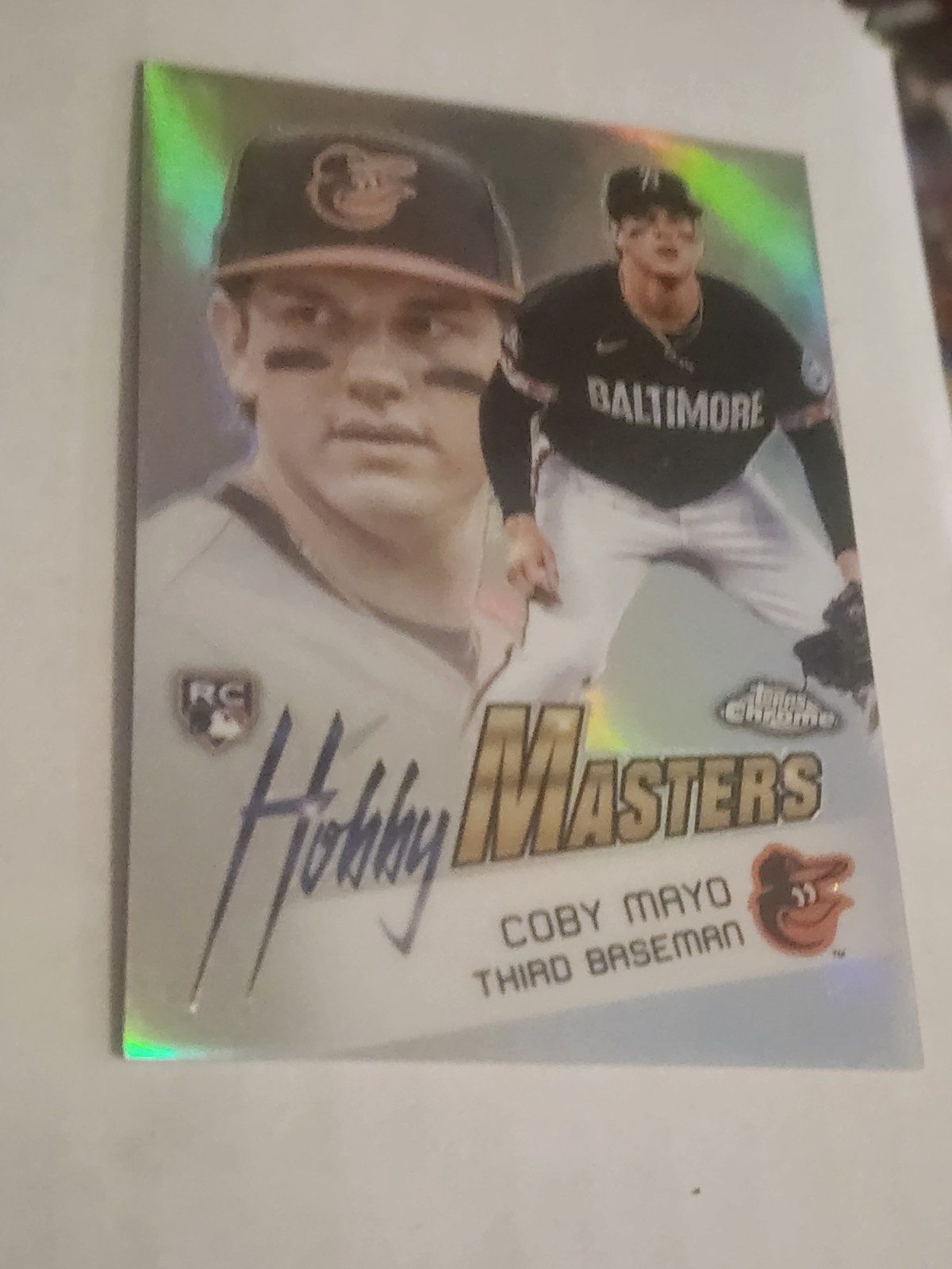 2025 Topps Chrome - Hobby Masters - Coby Mayo Rookie - HM-15 1:2,453