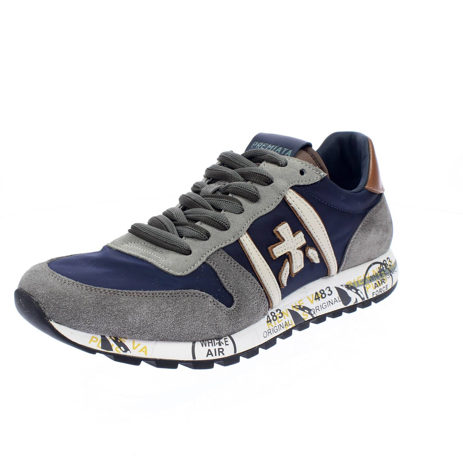 Premiata Eric - Кроссовки Basse из замши синего цвета - Taglia 44 [28,7 см] Scarpe Uomo