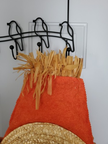 F1 40" Vintage Harvest Scarecrow handmade Autumn hanging House Fall Home Decor - Picture 11 of 11