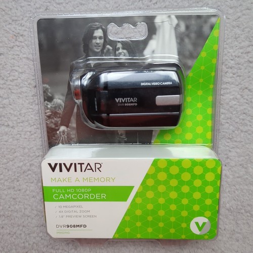 Vivitar DVR908M 10 MP HD Compact Digital Video Recorder Black Handheld 1080p - Picture 2 of 13