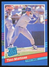 1991 Donruss Tino Martinez #28 Seattle Mariners rated rookie