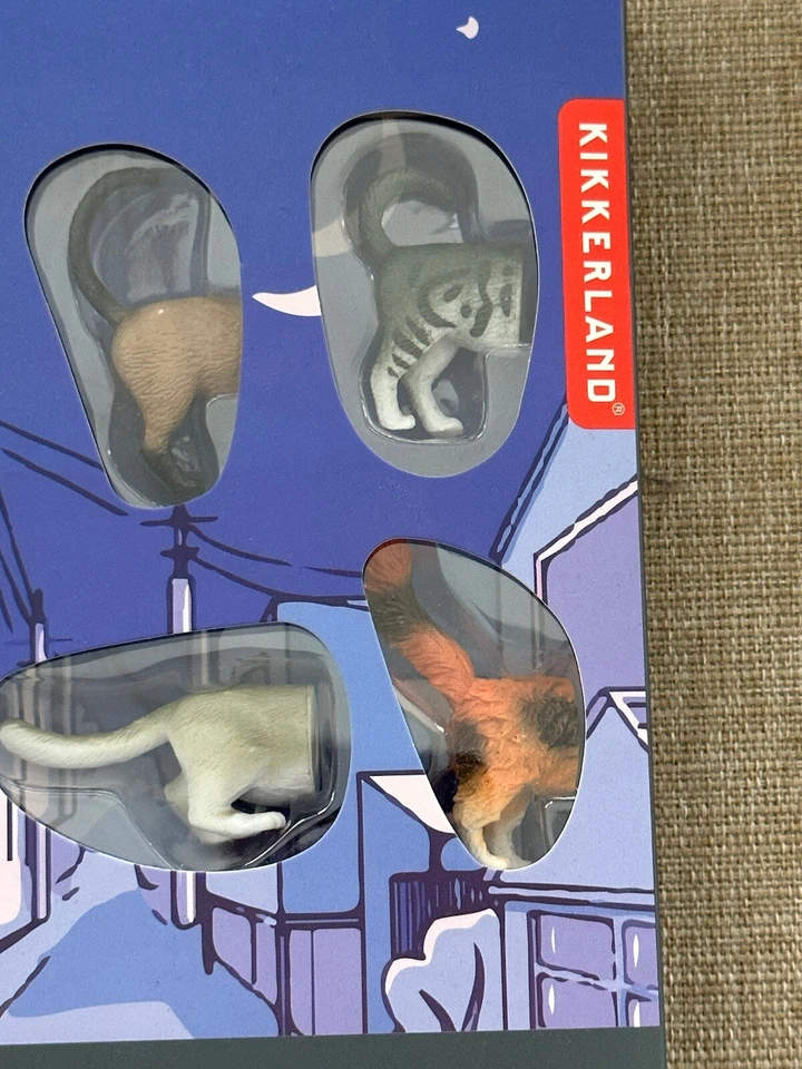 Juego de regalo 6 imanes de nevera Animal Cat Butt. Nuevo. Tabby Siamese ¡Más! Foto 3 de 4