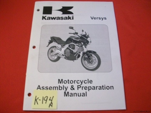 MANUALES DE SERVICIO Y MONTAJE DE MOTOCICLETAS KAWASAKI VERSYS #99924-1369-31 2007-2008 - Imagen 5 de 8