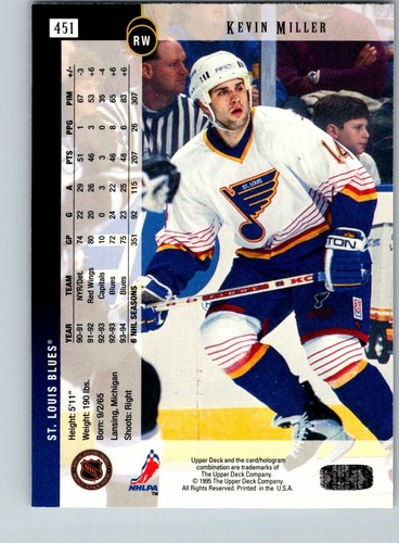1994-95 Upper Deck 94 cartes de hockey UD NHL (351- 570) - à choisir dans la liste - Photo 187 sur 407