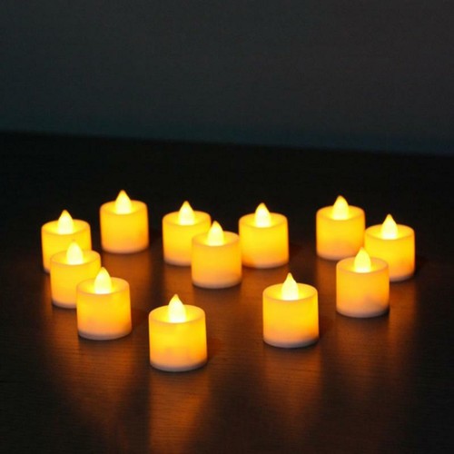 120/96/48/24X LED Tea Light Tealight Candle Flameless Wedding Decoration Battery - Picture 12 of 16
