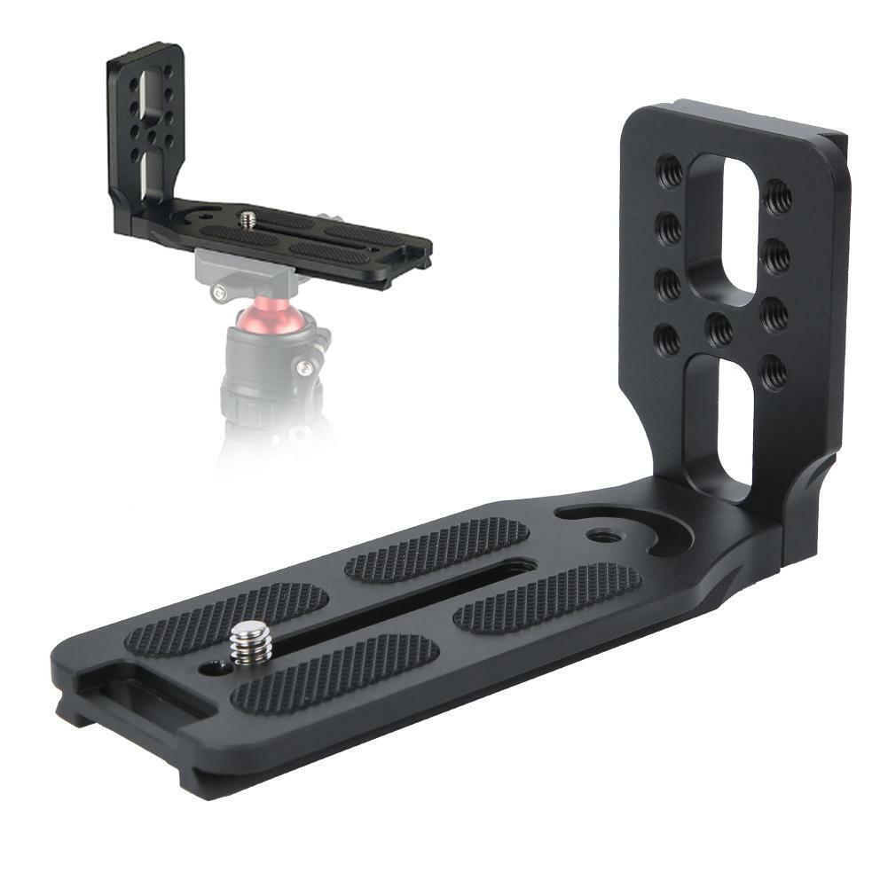 Staffa piastra universale a sgancio rapido L adatta 1/4 pollici fotocamera DSLR Benro Arca Swiss - Foto 3 di 21