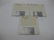Lot of 3 Apple Macintosh HyperCard Software 3.5" Diskettes Stacks Help Ideas