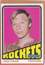 1972-73 TOPPS BASKETBALL JACK MARIN #70 ROCKETS NM/NM+ *A6553