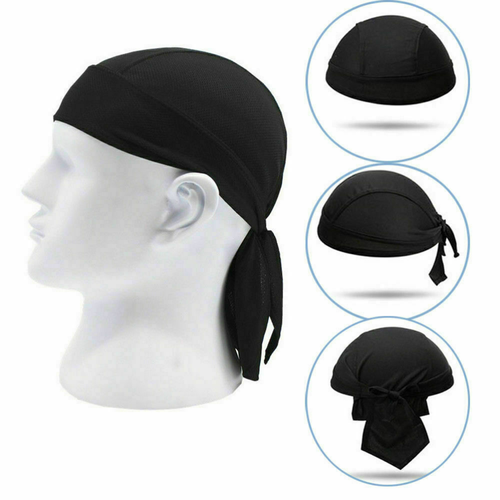 Cycling Skull Cap Du Rag Head Wrap Biker Ski Beanie Adjustable Quick Dry Bandana