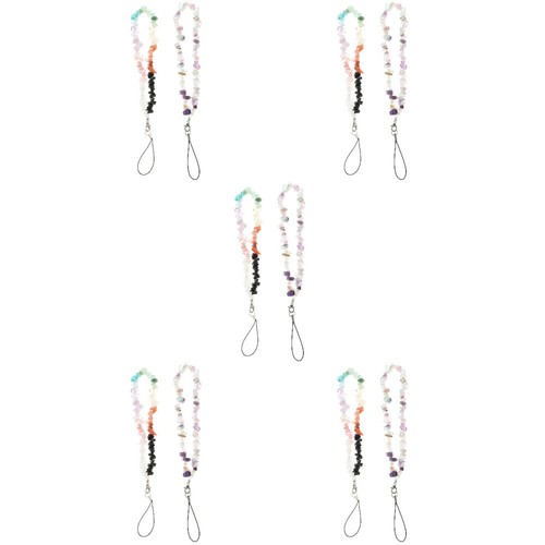 5 Count Amethyst Handy Dekoration Kreatives Rutschfestes Telefon-Lanyard - Zdjęcie 12 z 12