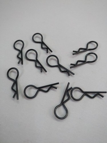 10 Stück 1,3x23 mm RC Karosserieklammern - Splinte - Pins - Body Clips klein - Bild 1 von 5