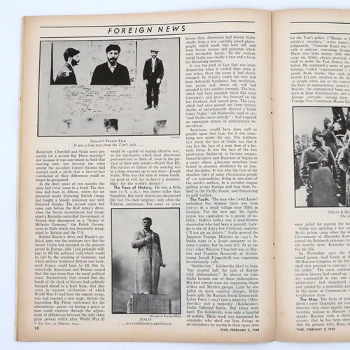 Time Wartime Classroom Edition February 5, 1945 Josef Stalin Facts Are Subborn - Picture 12 of 12