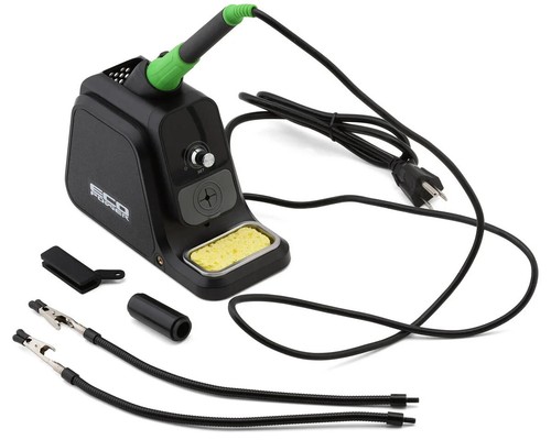 EcoPower 80W Adjustable Temperature Digital Soldering Station w/Alligator Clips - 第 1/3 張圖片