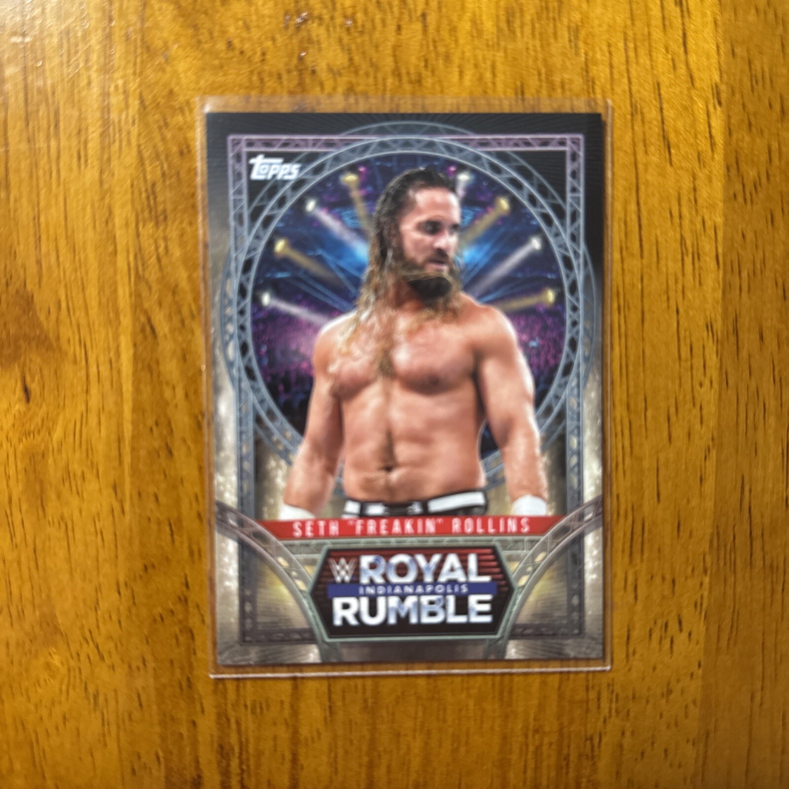 Seth Rollins Wwe Trading Card 2025 Topps Royal Rumble Event Exclusive
