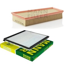 MANN-FILTER Filtersatz Innenraumfilter Luftfilter für Citroën Xsara 1.8i 16V