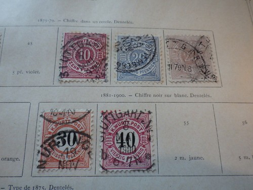 13x Timbres Stamps WURTEMBERG WURTTEMBERG 1851-1875 Used - Picture 5 of 8